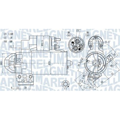 Startér MAGNETI MARELLI 063721466010