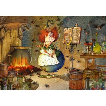 Grafika - Puzzle François Ruyer - Witch - In the Kitchen - 1 000 piese