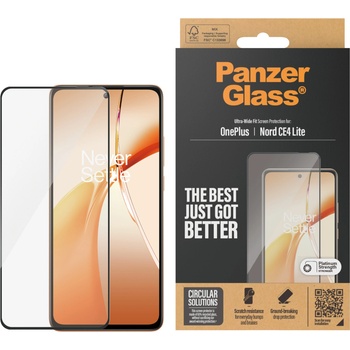 Panzer Стъклен протектор PanzerGlass за OnePlus Nord CE 4 Lite, UWF, Черен