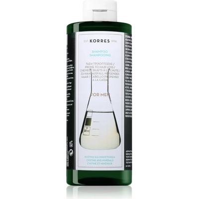 KORRES Cystine & Minerals шампоан против косопад за мъже 400ml