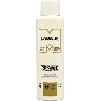 Label.M Fashion Edition Texturising Volume Spray stylingový sprej pre definíciu a objem 200 ml