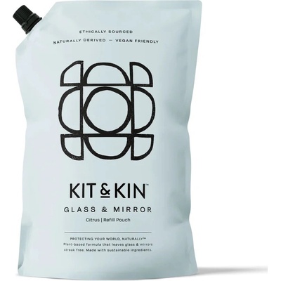 Kit & Kin Čistič na sklo a zrcadla Citrus náhradní náplň 1 l