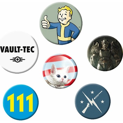 Odznaky set Fallout 4 - Mix 12