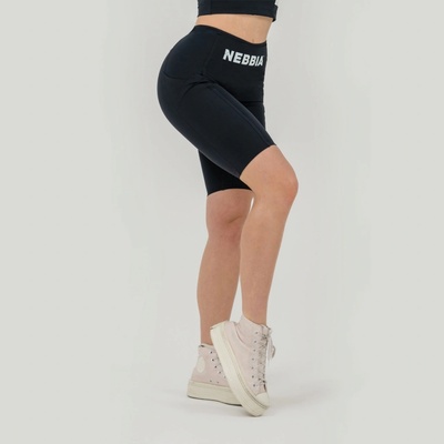 Nebbia dámske šortky Biker High Waist Gym Therapy black