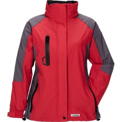 Planam OUTDOOR SHAPE zimná bunda dámska červená-sivá