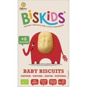 BisKids Био натурални детски бисквити BisKids (6+ месеца), 120 g (2705383)