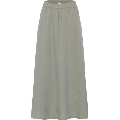 KnowledgeCotton Apparel Дамска пола KnowledgeCotton Apparel Women's Organic Linen Skirt - Twill / Yarndyed (113-1255-0112)
