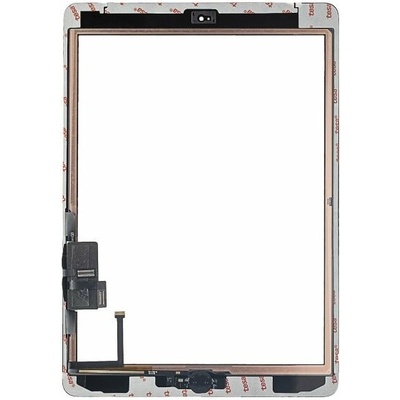 Dotykové sklo (digitizer) iPad Air 1 / iPad 5 (2017) – predinštalované tlačidlo Home – Premium – čierne IPD1130