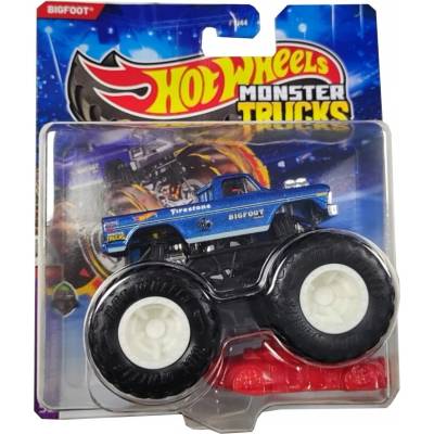 FYJ44 auto MONSTER TRUCKS Hot Wheels BIGFOOT MODRÝ JDP91
