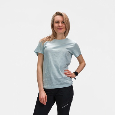 Northfinder Dámske tričko z organickej bavlny KONCITA lightblue