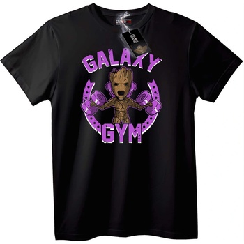 NOONEBRAND Тениска Groot Галактическа Зала - M, White