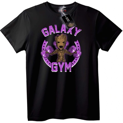 NOONEBRAND Тениска Groot Галактическа Зала - M, White