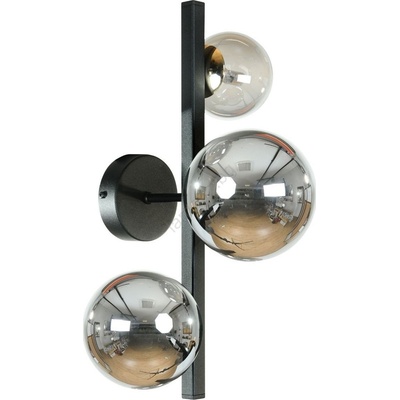 Zuma Line 1216 - Настенно осветително тяло SERENITY 3xG9/8W/230V черно/опушено черно (ZL0904)