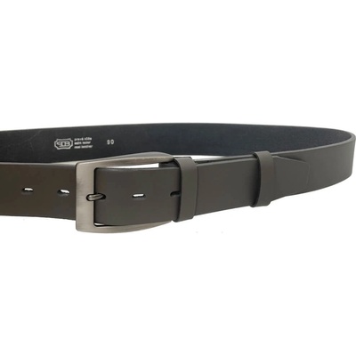 Penny Belts kožený opasek 504-50 šedý
