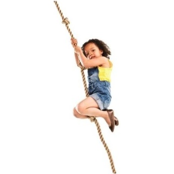 Šplhací lano CUBS s uzly k dětskému hřišti