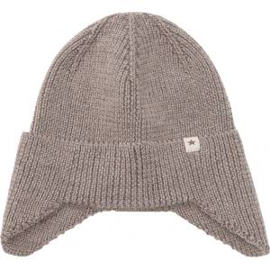 Huttelihut Детска зимна шапка (beanie) Huttelihut Kid's Hat Wool Knit Windstop Beanie - Cinder Melange - размер 54 cm (904-5562-0614)