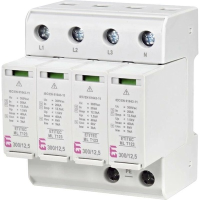 Svodič přepětí ETI ETITEC ML T123 300/12,5 4+0 (002440667)