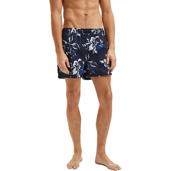 SELECTED Бански гащета Selected Classic swimming shorts - Blue (Sky Captain / Aop Flower)