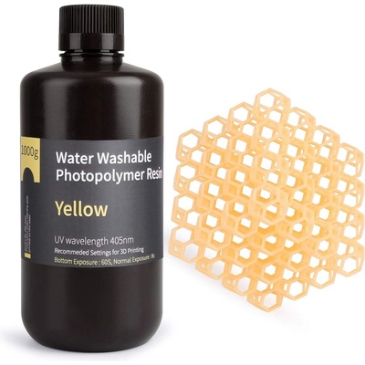 Elegoo Water-washable Resin 1KG, Yellow (50.103.0012)