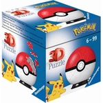 Ravensburger 3D PuzzleBall Pokémon Pokéball - 54 ks