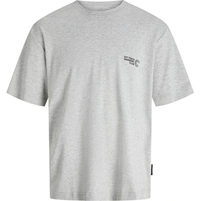 Jack and Jones Тениска Jack and Jones Men's Regular Fit Crew Neck T-Shirt - Lg Gr Mel