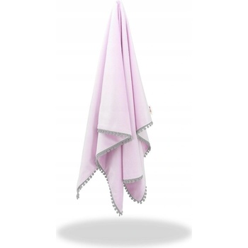 Baby Nellys Detská deka Velvet orgovánová