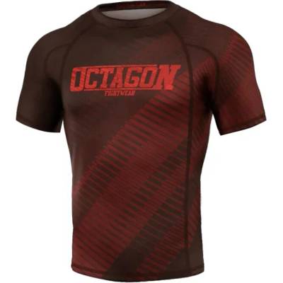 Rashguard Octagon Blocks modrý