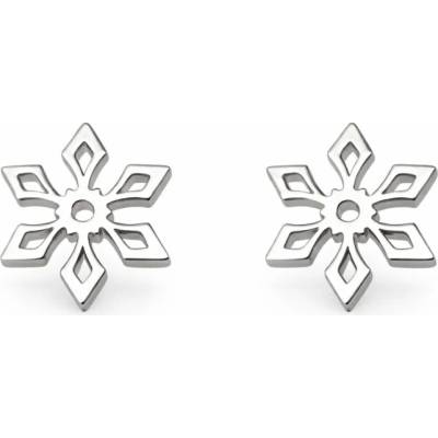 Solla Snowa Crystal dámske náušnice z ocele 304 strieborné CH-Z-NA2