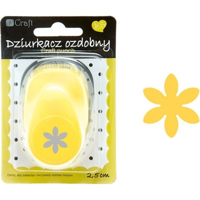 dpCraft Dekorační děrovačka 2,5cm – sedmikráska 2 (JCDZ-110-285)
