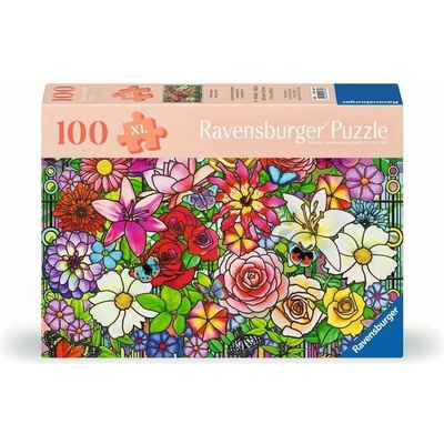 RAVENSBURGER Kvetinový svet Tiffany XXL 100 dielov