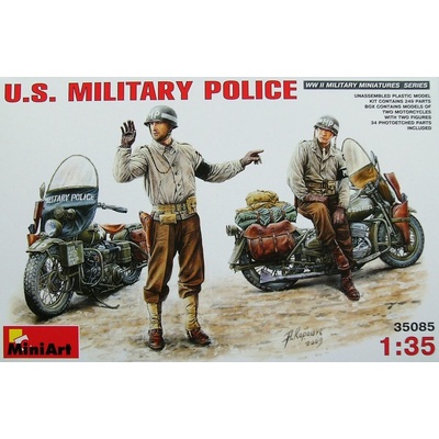MiniArt U.S. Military Police 2× Motorcycle & 2× Figure 1:35