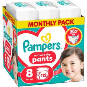 Pampers Гащички Pampers Pants 8 (17+ кг. ) - 112 броя