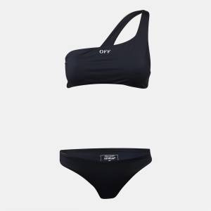 OFF WHITE Women's One Piece Swimsuit - Black White - sportihobi - 328,56 лв