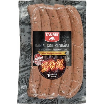 Tauris klobása Daniel gril s medvedím cesnakom 240 g