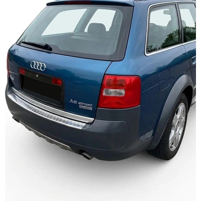 Omtec Nerezový leštený kryt hornej hrany zadného nárazníka Audi A6 Allroad 1997-2005