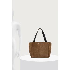 AllSaints шопинг чанта дамска от велур ROSALIE (W715XD) - answear - 860,37 лв