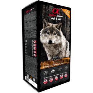Alpha Spirit Multi-Protein Semi-Moist Copmplete Полу-суха храна за кучета от всички породи Мулти-протеинова 9kg