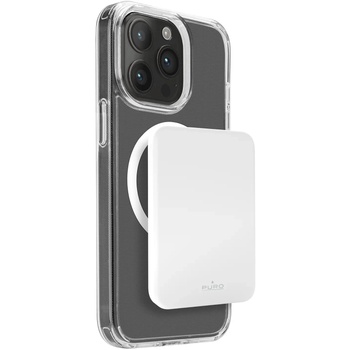 PURO Slim Power Mag 4200mAh MagSafe Power Bank USB-C бял (8018417464997)
