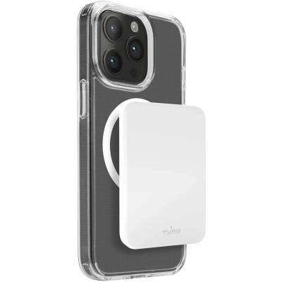 PURO Slim Power Mag 4200mAh MagSafe Power Bank USB-C бял (8018417464997)
