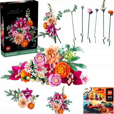 LEGO® Botanicals 10342 Krásná kytice růžových květin – Zboží Živě