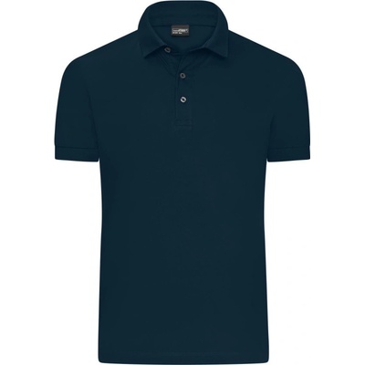 James & Nicholson polokošile JN 1300 žerzejová krátký rukáv pánská černá