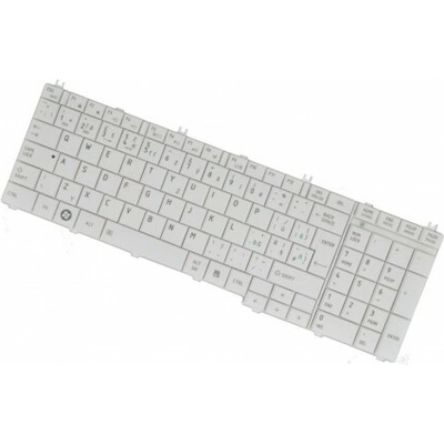 Toshiba Satellite C650-154 klávesnice na notebook CZ/SK Bílá
