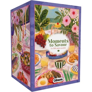 Gibsons - Puzzle 3x500 Moments to Savour - 500 piese