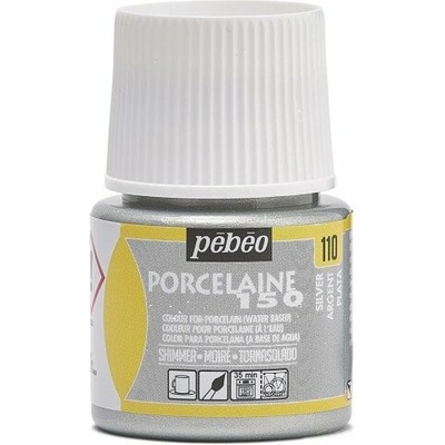 Pébéo Farba na porcelán Porcelaine 150 45 ml 110 Shimmer Silver