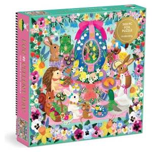 Mudpuppy Egg cellent day 500pc foil family puzzle | mudpuppy