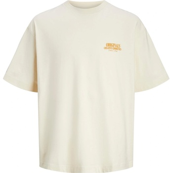 Jack and Jones Тениска Jack and Jones Men's Bury Regular Fit T-Shirt - Antique White