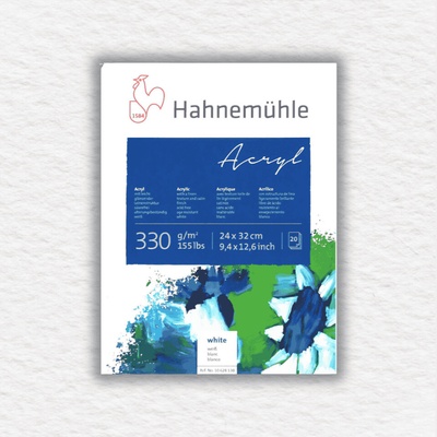 Hahnemühle BLOK NA AKRYLOVÉ FARBY 330 GSM 20 LISTOV 24x32 CM