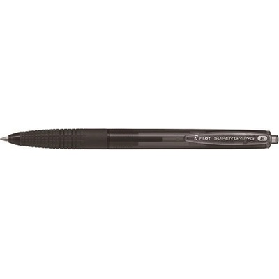 Pilot Химикалка, 0, 22 мм, с бутон, PILOT "Super Grip G", черна BPGG-8R-F-BB (BPGG-8R-F-BB)