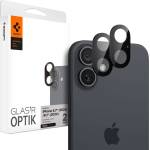SPIGEN Glass tR Optik 2 бр, черен - iPhone 16/16 Plus (AGL07922)