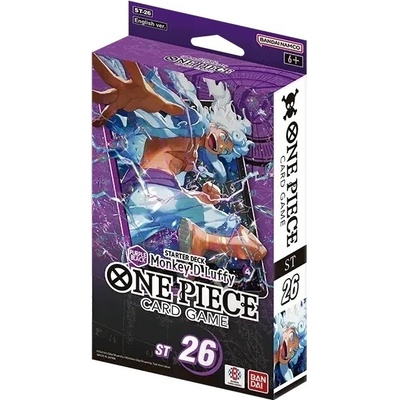 Bandai One Piece TCG PURPLE/BLACK Monkey.D.Luffy Starter Deck